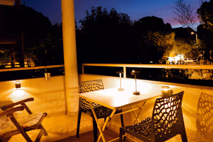 Terrasse de nuit